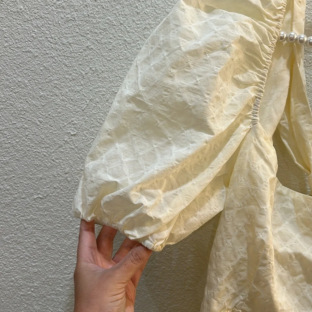 NWT Bardot Lucy Puff Sleeve Mini Dress 4 - Picture 7 of 16